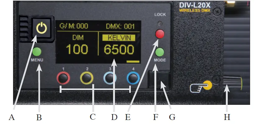 KINO FLO DIV-LX20U Diva-Lite LED DMX Fixture 9