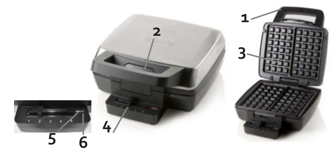 DOMO DO9148W Waffle Maker - fig