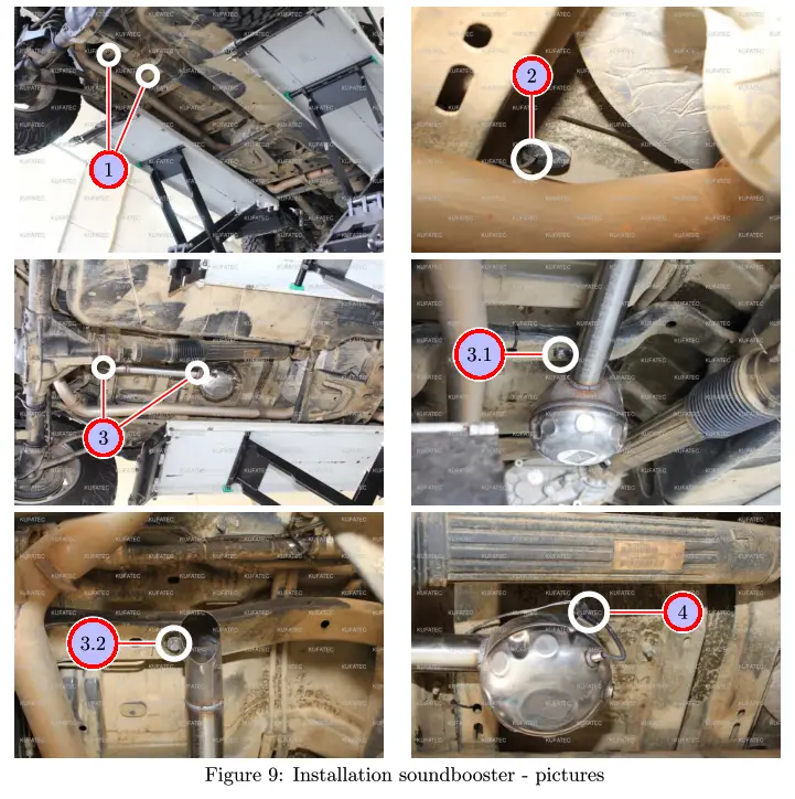 KUFATEC 40611 Complete Set Active Sound Soundbooster - 9