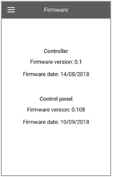 VENTS MICRA 200 ERV WiFi single room air handing units - Firmware