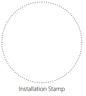 VENTS MICRA 200 ERV WiFi single room air handing units - Installation Stamp