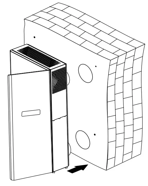 VENTS MICRA 200 ERV WiFi single room air handing units - corresponding air ducts