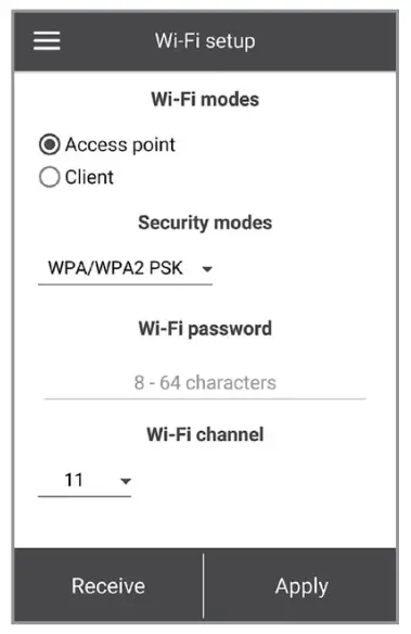 VENTS MICRA 200 ERV WiFi single room air handing units - display the current