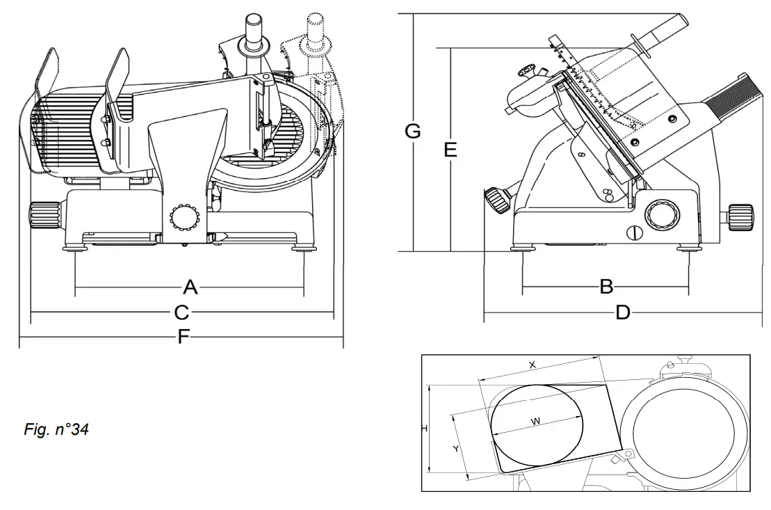 SIRMAN Palladio 350 Heavy Duty Slicer - Fig 10