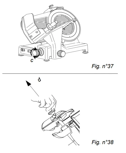 SIRMAN Palladio 350 Heavy Duty Slicer - Fig 12