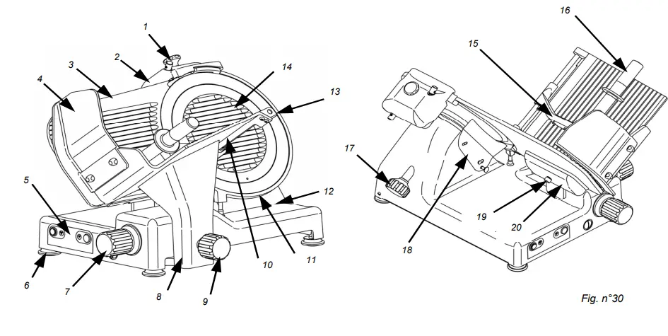 SIRMAN Palladio 350 Heavy Duty Slicer - Fig 6