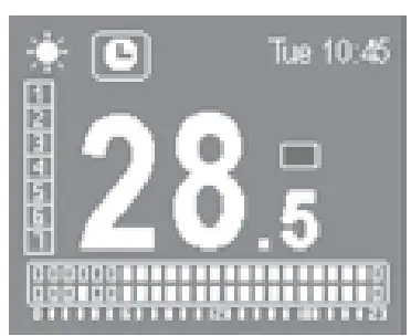 duero Ceramic Core Electric Radiator Manual mode