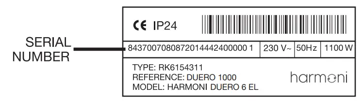 duero Ceramic Core Electric Radiato Guarantee