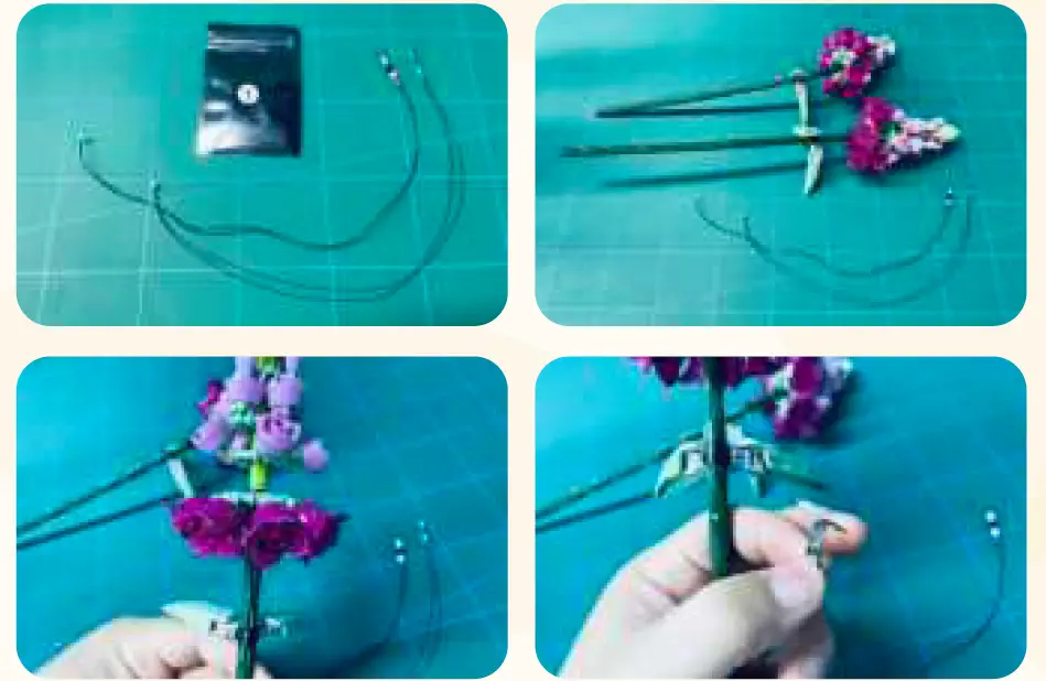 GAME OF BRICKS Light Kit for Flower Bouquet 10280 01