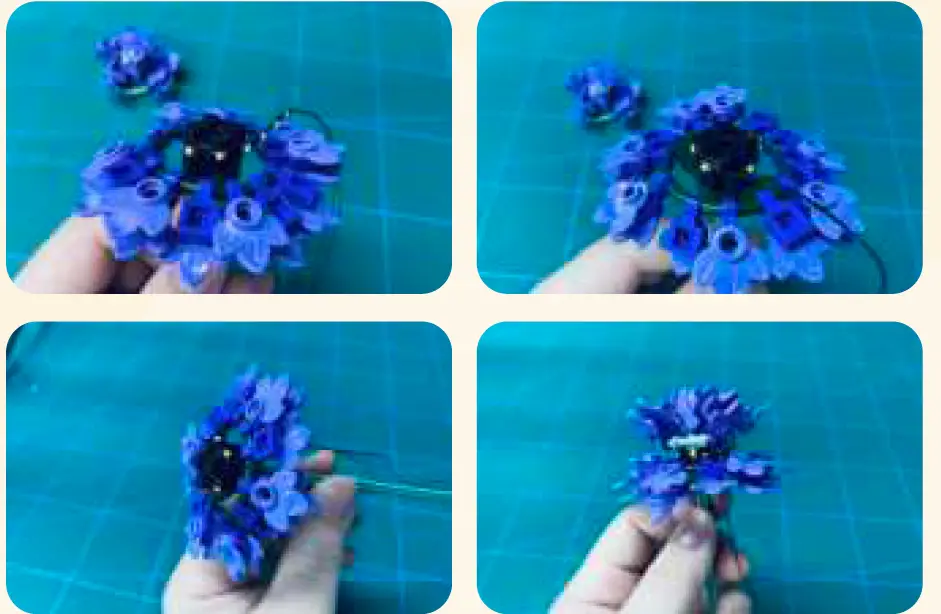 GAME OF BRICKS Light Kit for Flower Bouquet 10280 06