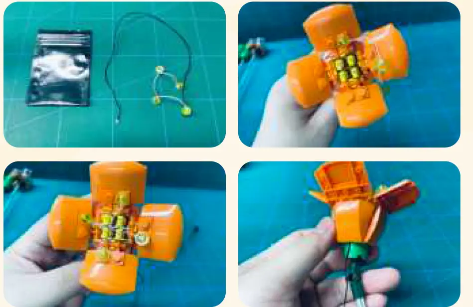 GAME OF BRICKS Light Kit for Flower Bouquet 10280 12