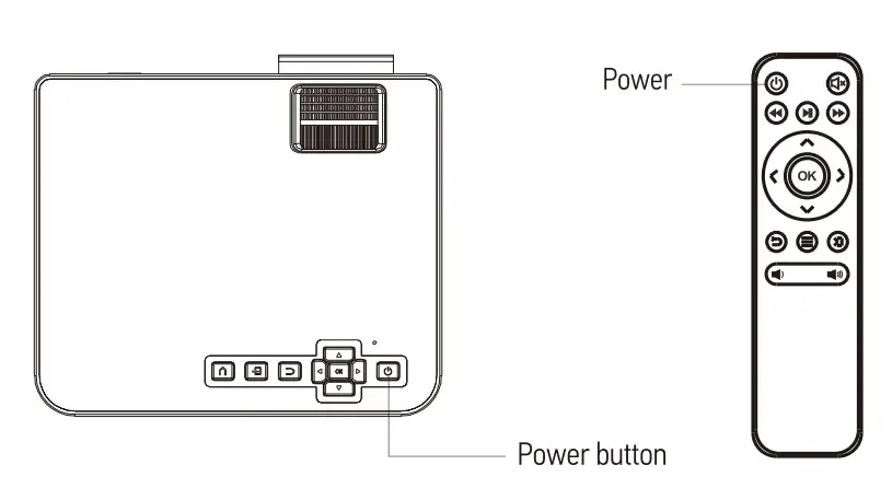DBPOWER 8000L Full HD Outdoor Movie Projector-5