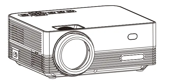 DBPOWER 8000L Full HD Outdoor Movie Projector-7