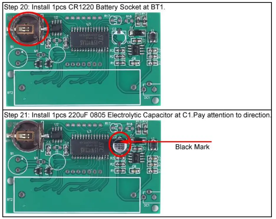 Icstation TJ 56 619 4Bit Digital Electronic Clock DIY Kit - Figure 18