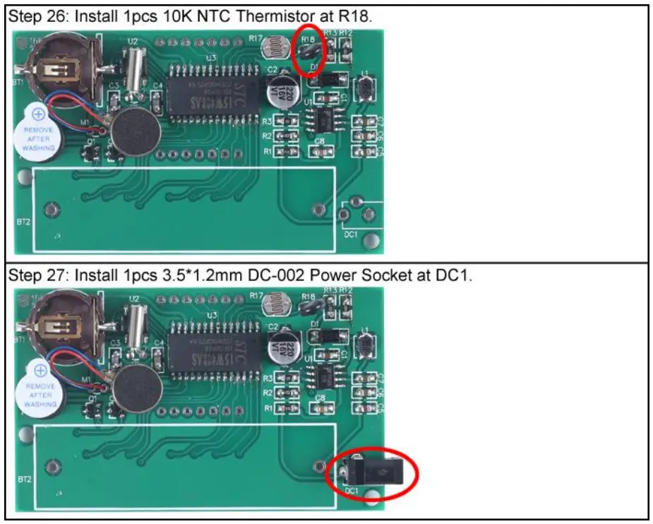 Icstation TJ 56 619 4Bit Digital Electronic Clock DIY Kit - Figure 21