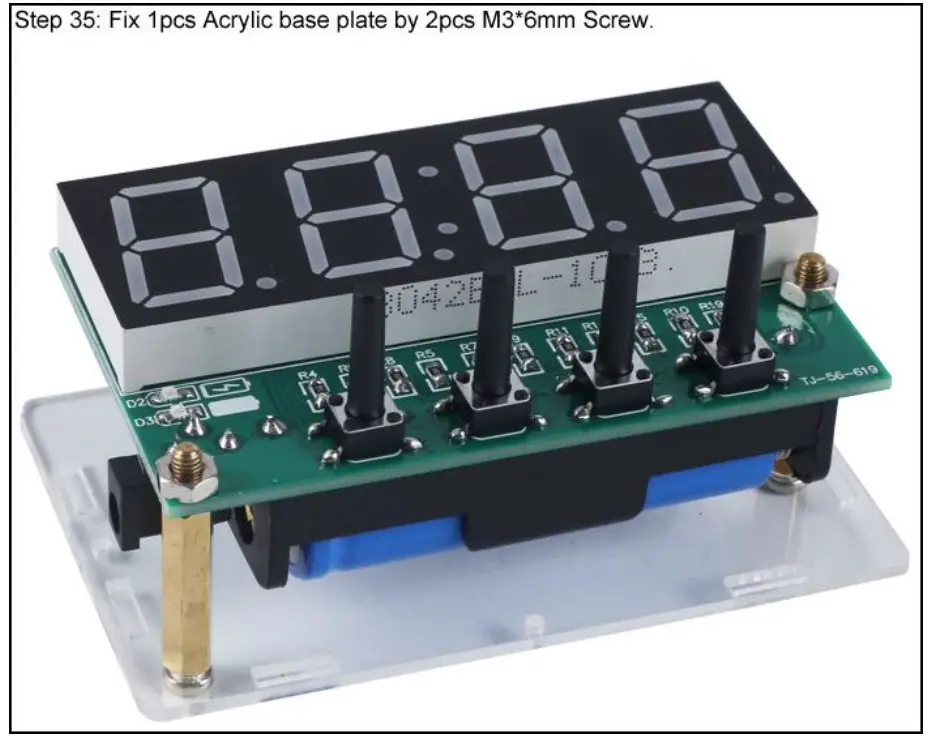 Icstation TJ 56 619 4Bit Digital Electronic Clock DIY Kit - Figure 27