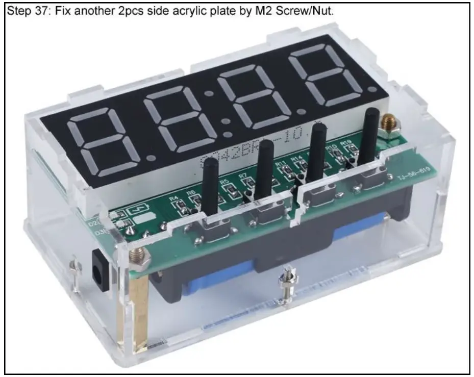 Icstation TJ 56 619 4Bit Digital Electronic Clock DIY Kit - Figure 29