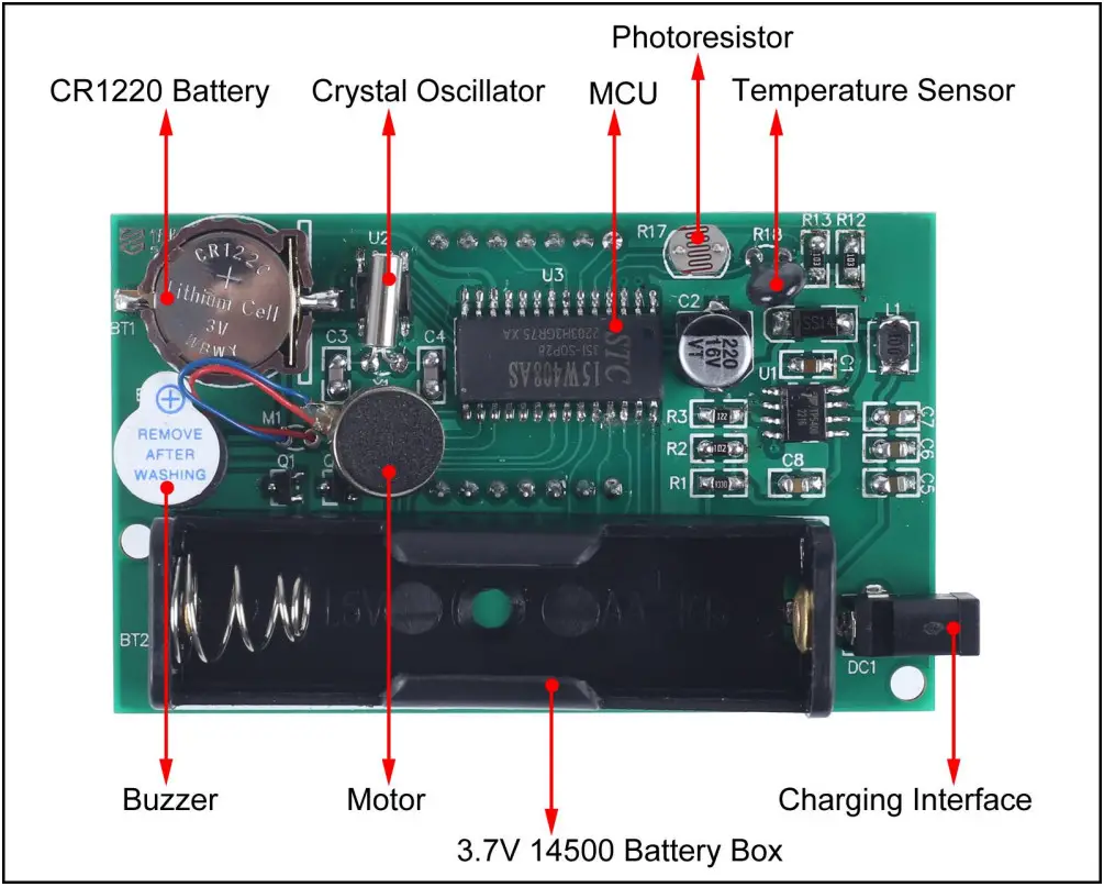 Icstation TJ 56 619 4Bit Digital Electronic Clock DIY Kit - Figure 3