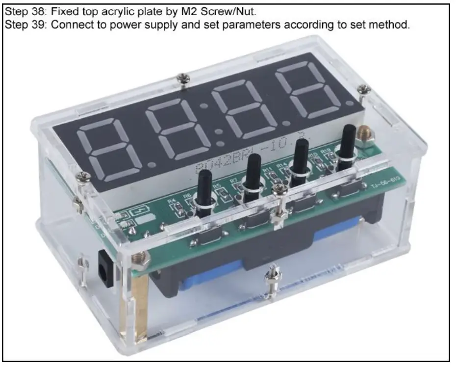 Icstation TJ 56 619 4Bit Digital Electronic Clock DIY Kit - Figure 30