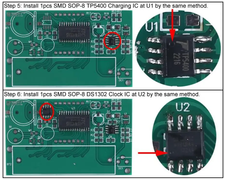 Icstation TJ 56 619 4Bit Digital Electronic Clock DIY Kit - Figure 8
