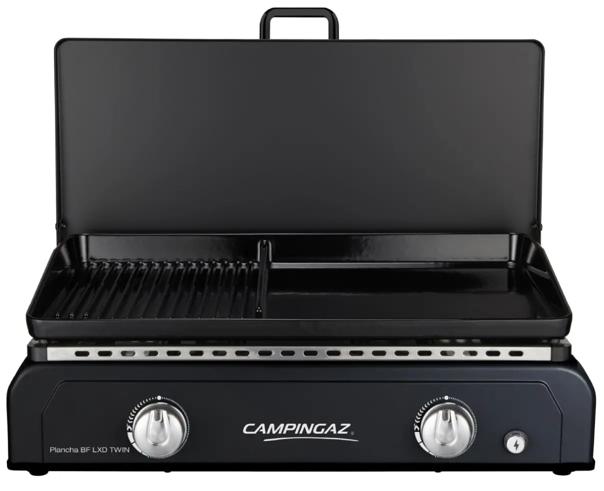 CAMPINGAZ BF-LXD-Twin-FR-EN-DE Blue Flame LXD Twin gas plancha