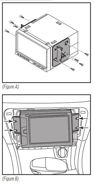 Metra 95-6552B ISO DDIN radio provision - KIT ASSEMBLY