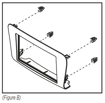 Metra 95-6552B ISO DDIN radio provision - KIT PREPARATION B