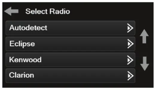 Metra 95-6552B ISO DDIN radio provision - Select Radio