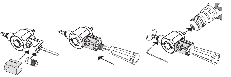 EXTOL PREMIUM 8813654 Sheet Metal Nibbler and Jigsaw Drill Attachment 1
