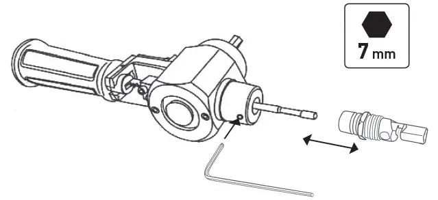 EXTOL PREMIUM 8813654 Sheet Metal Nibbler and Jigsaw Drill Attachment 3