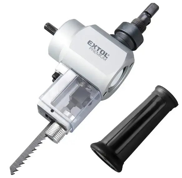 EXTOL PREMIUM 8813654 Sheet Metal Nibbler and Jigsaw Drill Attachment