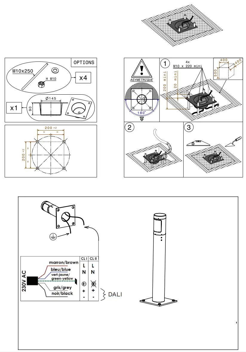 Schreder Bora Explora Gen2 Modern Lighting Bollard fig 1