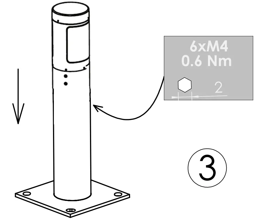 Schreder Bora Explora Gen2 Modern Lighting Bollard fig 5