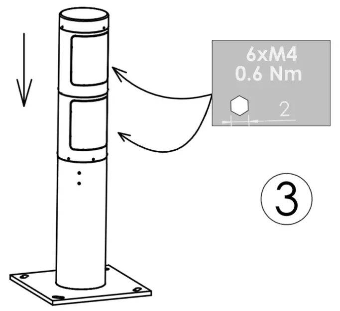 Schreder Bora Explora Gen2 Modern Lighting Bollard fig 8