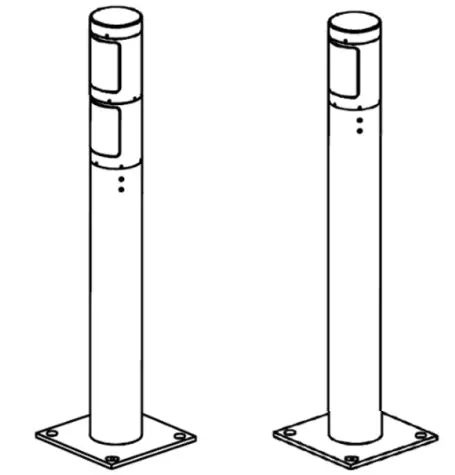 Schreder Bora Explora Gen2 Modern Lighting Bollard