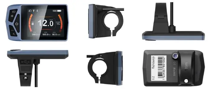 HUIYE B02U-N Electric Bicycle LCD Display-3