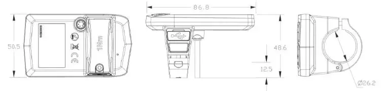 HUIYE B02U-N Electric Bicycle LCD Display-4