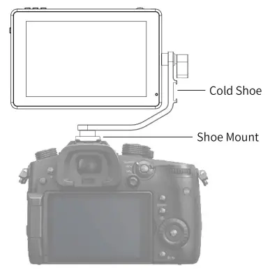 FEELWORLD 7″ Daylight Viewable Field Monitor F970 - Tilt Arm Mounting