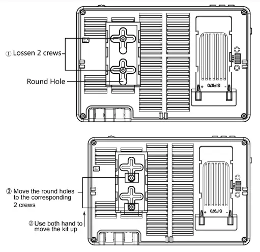 FEELWORLD 7″ Daylight Viewable Field Monitor F970 - remove the kit