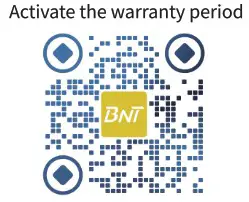 BNT 8595774953 Dummy Fake Security Camera with One Red LED Light - QR Code 1