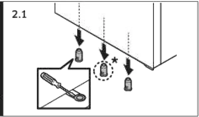 SAMSUNG RA-F36DB3C0 Bespoke 3-Door French Door Refrigerator Bottom Panel 008