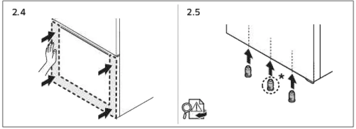 SAMSUNG RA-F36DB3C0 Bespoke 3-Door French Door Refrigerator Bottom Panel 10