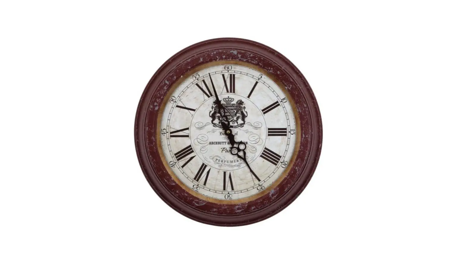 Yhd Clka7184me Circular Rustic Brick Wall Clock Instructions