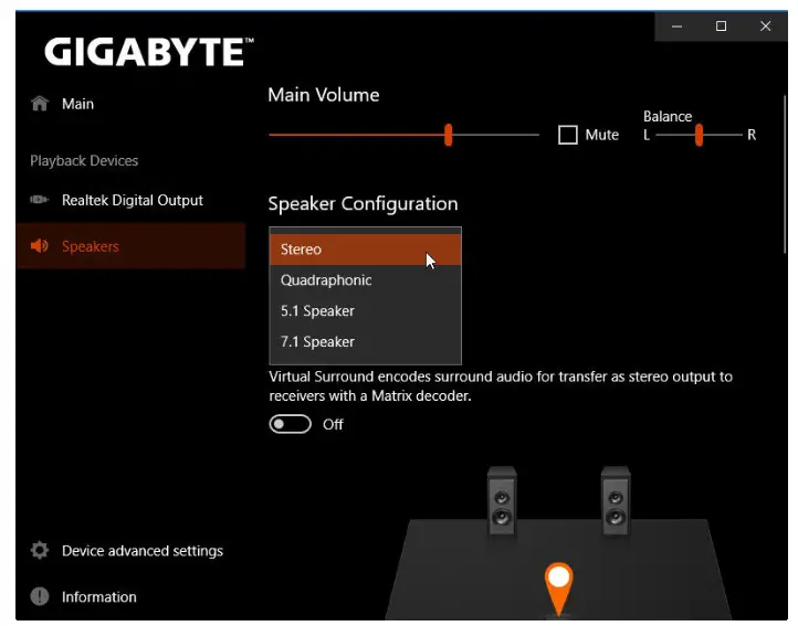 GIGABYTE ALC4080 CODEC Configuring Audio Input and Output - 6