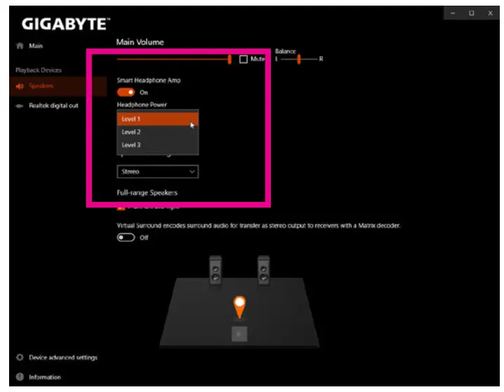 GIGABYTE ALC4080 CODEC Configuring Audio Input and Output - 7