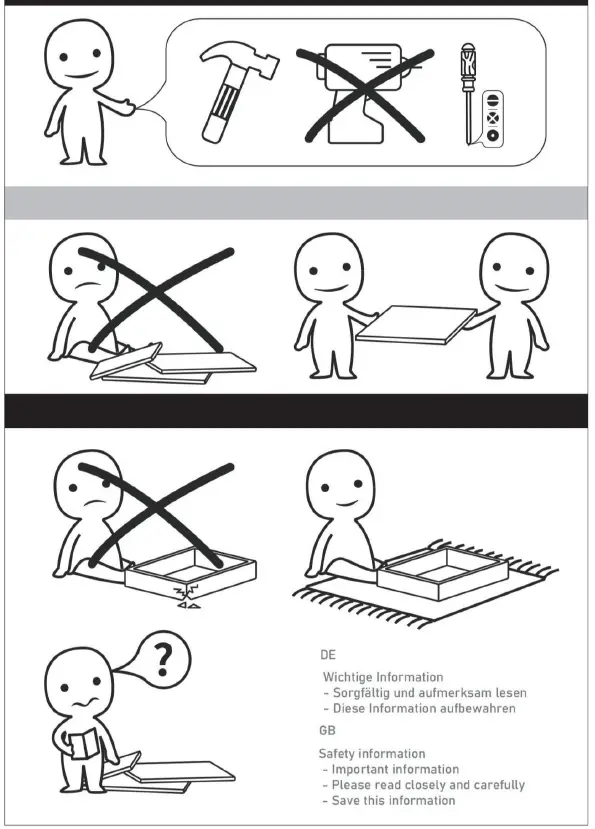 FUFU GAGA KF200068 Storage chest Gray 6-Drawer 1