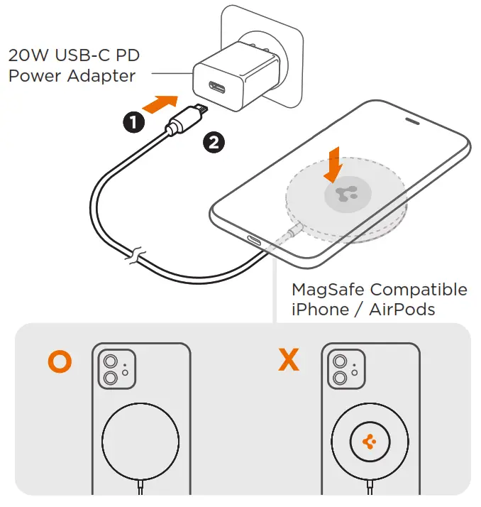 spigen PF2101 ArcField Wireless Charger
