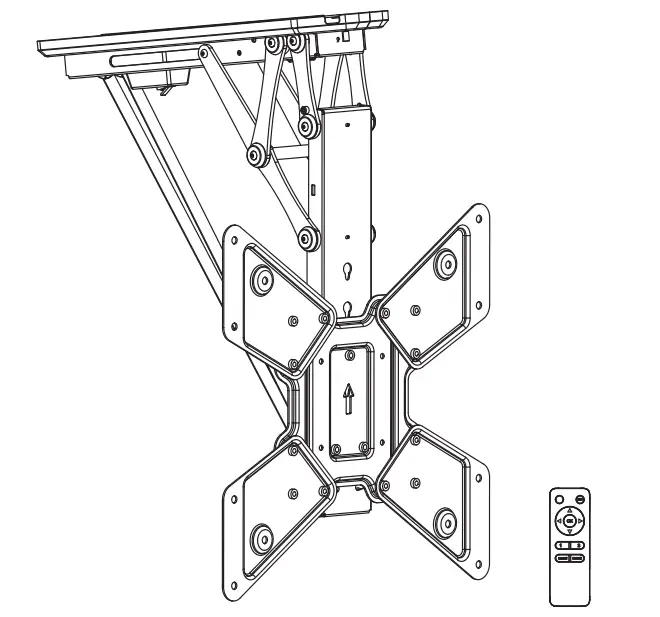 SpeaKa PROFESSIONAL SP-TVCM-510 Motorised TV Ceiling Mount