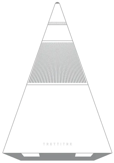 TRETTITRE Snow Peak Portable Hi-Fi Bluetooth Speaker