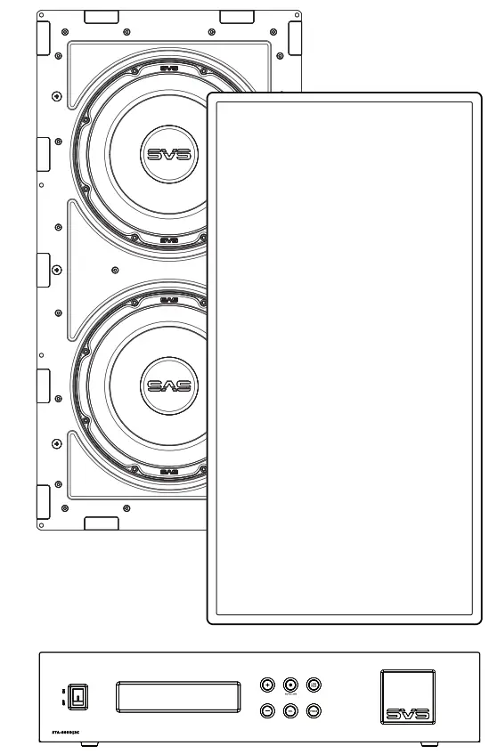 SVS- 3000 Series In Wall Subwoofer System-fig-1